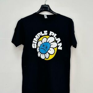 Black Simple Plan Graphic T-Shirt